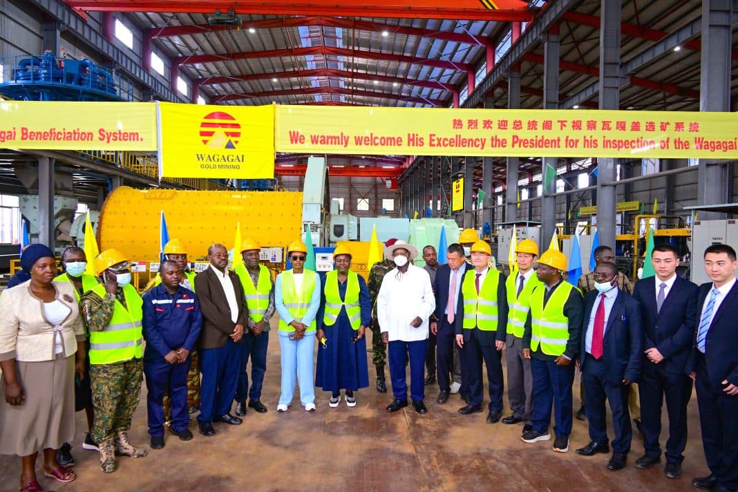 Presidential visit to Wagagai Gold Mining